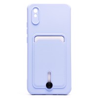 Чехол-накладка для Xiaomi Redmi 9i (светло-фиолетовый) - SC304 с картхолдером