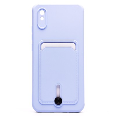 Чехол-накладка для Xiaomi Redmi 9A (светло-фиолетовый) - SC304 с картхолдером