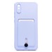 Чехол-накладка для Xiaomi Redmi 9A (светло-фиолетовый) - SC304 с картхолдером