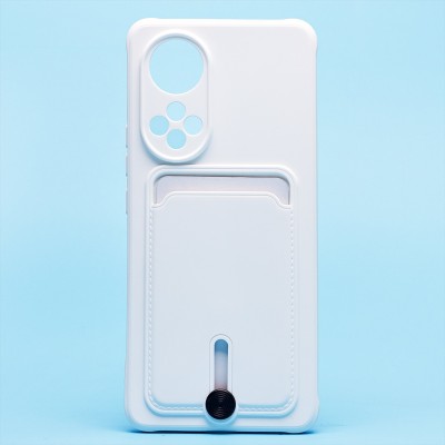 Чехол-накладка для Huawei Nova 9 (белый) - SC304 с картхолдером