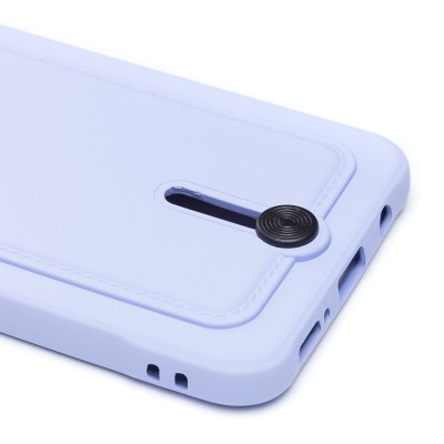 Чехол-накладка для Samsung A507 Galaxy A50s (светло-фиолетовый) - SC304 с картхолдером