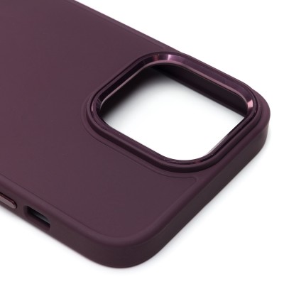 Чехол-накладка для Apple iPhone 14 Pro Max (бордовый) - SC311