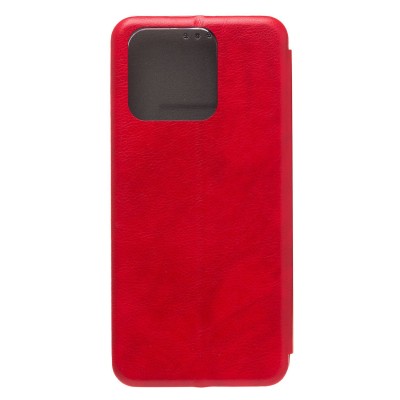 Чехол-книжка для Xiaomi Poco C40 открытие вбок (красный) - BC002