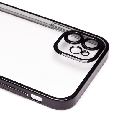 Чехол-накладка для Apple iPhone 11 (черный) - PC073 с закрытой камерой