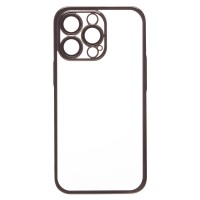 Чехол-накладка для Apple iPhone 13 Pro Max (черный) - PC073 с закрытой камерой