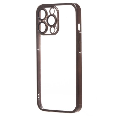 Чехол-накладка для Apple iPhone 13 Pro Max (черный) - PC073 с закрытой камерой