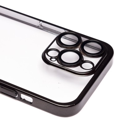 Чехол-накладка для Apple iPhone 13 Pro Max (черный) - PC073 с закрытой камерой