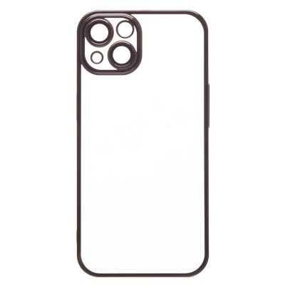 Чехол-накладка для Apple iPhone 13 (черный) - PC073 с закрытой камерой