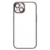 Чехол-накладка для Apple iPhone 13 (черный) - PC073 с закрытой камерой