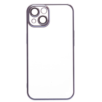 Чехол-накладка для Apple iPhone 13 (синий) - PC073 с закрытой камерой