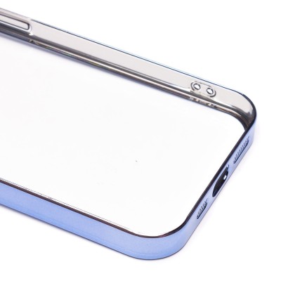 Чехол-накладка для Apple iPhone 13 (синий) - PC073 с закрытой камерой