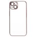 Чехол-накладка для Apple iPhone 13 (розовое золото) - PC073 с закрытой камерой