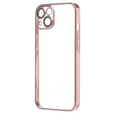 Чехол-накладка для Apple iPhone 13 (розовое золото) - PC073 с закрытой камерой