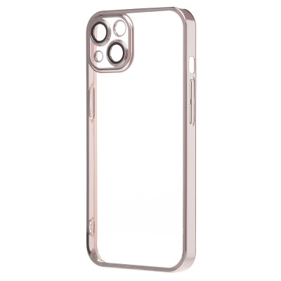 Чехол-накладка для Apple iPhone 13 (серебяный) - PC073 с закрытой камерой