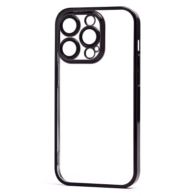 Чехол-накладка для Apple iPhone 14 Pro (черный) - PC073 с закрытой камерой