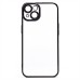 Чехол-накладка для Apple iPhone 14 (черный) - PC073 с закрытой камерой