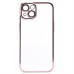 Чехол-накладка для Apple iPhone 14 (розовое золото) - PC073 с закрытой камерой