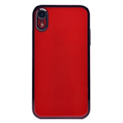 Чехол-накладка для Apple iPhone XR (черный) - PC073 с закрытой камерой