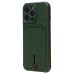 Чехол-накладка для Apple iPhone 14 Pro (темно-зеленый) - SC304 с картхолдером
