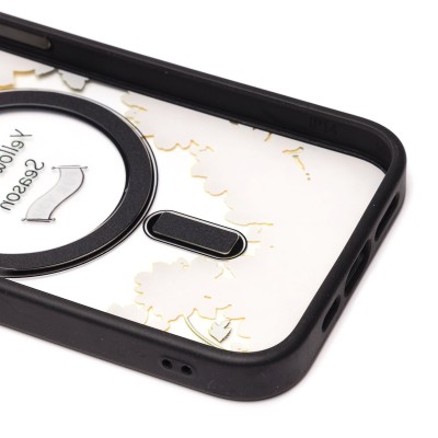 Чехол-накладка для Apple iPhone 14 -1 (черный) - SM015 SafeMag