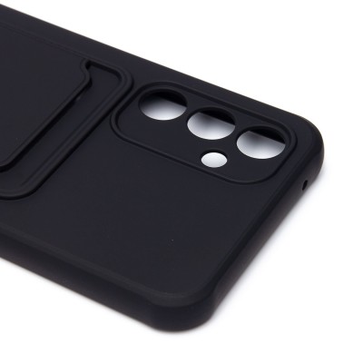 Чехол-накладка для Samsung A546 Galaxy A54 (черный) - SC304 с картхолдером