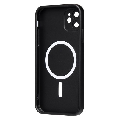 Чехол-накладка для Apple iPhone 11 (черный) - SM020 Matte SafeMag