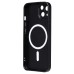 Чехол-накладка для Apple iPhone 13 (черный) SM020 Matte SafeMag