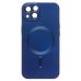 Чехол-накладка для Apple iPhone 13 (темно-синий) - SM020 Matte SafeMag