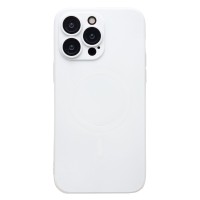 Чехол-накладка для Apple iPhone 14 Pro Max (белый) - SM020 Matte SafeMag
