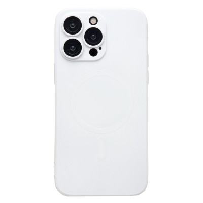 Чехол-накладка для Apple iPhone 14 Pro Max (белый) - SM020 Matte SafeMag