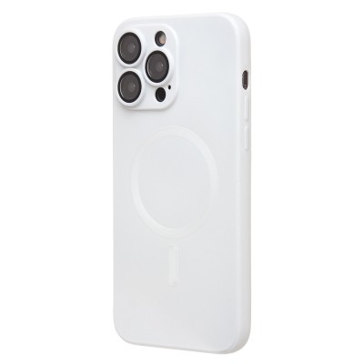Чехол-накладка для Apple iPhone 14 Pro Max (белый) - SM020 Matte SafeMag