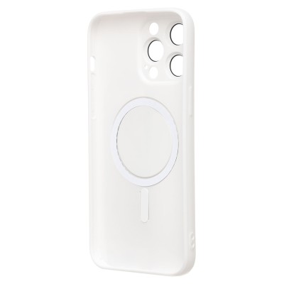 Чехол-накладка для Apple iPhone 14 Pro Max (белый) - SM020 Matte SafeMag