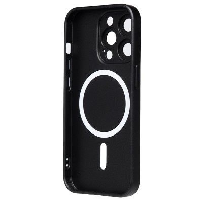 Чехол-накладка для Apple iPhone 14 Pro (черный) SM020 Matte SafeMag