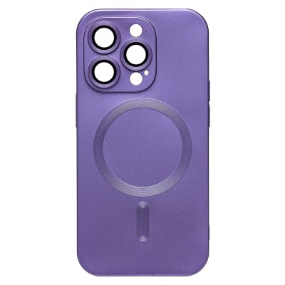 Чехол-накладка для Apple iPhone 14 Pro (фиолетовый) - SM020 Matte SafeMag