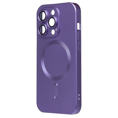 Чехол-накладка для Apple iPhone 14 Pro (фиолетовый) - SM020 Matte SafeMag