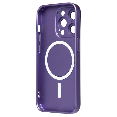 Чехол-накладка для Apple iPhone 14 Pro (фиолетовый) - SM020 Matte SafeMag