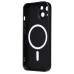 Чехол-накладка для Apple iPhone 14 (черный) SM020 Matte SafeMag Чехол-накладка для Apple iPhone 14 (черный) SM020 Matte SafeMag