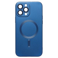 Чехол-накладка для Apple iPhone 13 Pro Max (темно-синий) - SM020 Matte SafeMag Чехол-накладка для Apple iPhone 13 Pro Max (темно-синий) - SM020 Matte SafeMag