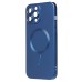 Чехол-накладка для Apple iPhone 13 Pro Max (темно-синий) - SM020 Matte SafeMag