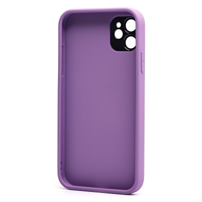 Чехол-накладка для Apple iPhone 11 (сиреневый) - PC084 экокожа