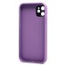 Чехол-накладка для Apple iPhone 11 (сиреневый) - PC084 экокожа
