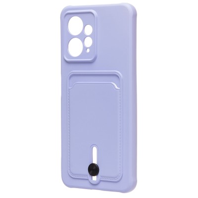 Чехол-накладка для Xiaomi Redmi Note 12 4G (светло-фиолетовый) - SC304 с картхолдером