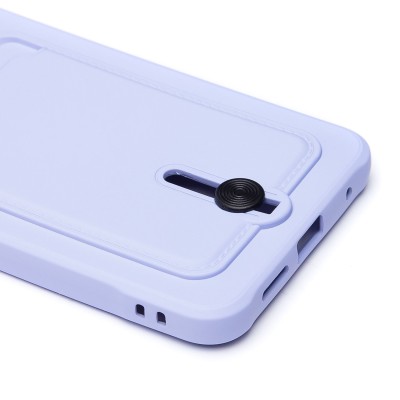 Чехол-накладка для Xiaomi Redmi Note 12 4G (светло-фиолетовый) - SC304 с картхолдером