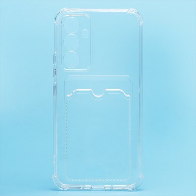 Чехол-накладка для Samsung A546 Galaxy A54 (прозрачный) - SC276 с картхолдером Чехол-накладка для Samsung A546 Galaxy A54 (прозрачный) - SC276 с картхолдером