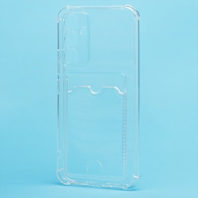 Чехол-накладка для Samsung A546 Galaxy A54 (прозрачный) - SC276 с картхолдером