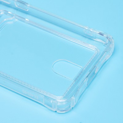 Чехол-накладка для Samsung A536 Galaxy A53 5G (прозрачный) - SC276 с картхолдером