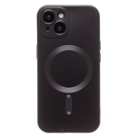 Чехол-накладка для Apple iPhone 15 (черный) SM020 Matte SafeMag
