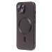 Чехол-накладка для Apple iPhone 15 (черный) SM020 Matte SafeMag