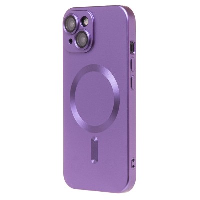 Чехол-накладка для Apple iPhone 15 (сиреневый) - SM020 Matte SafeMag