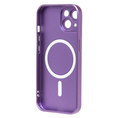 Чехол-накладка для Apple iPhone 15 (сиреневый) - SM020 Matte SafeMag